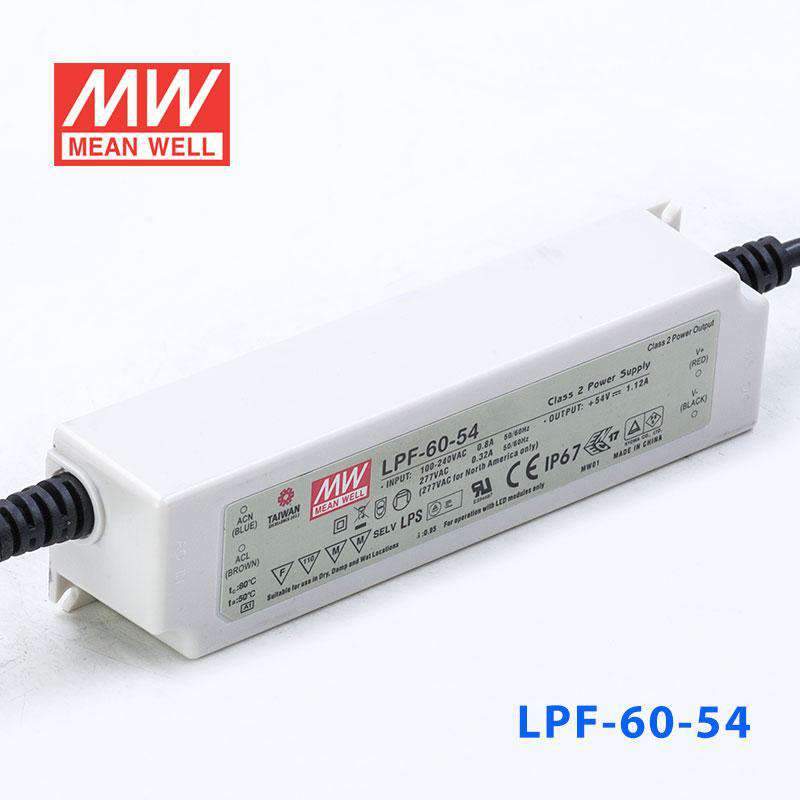 Mean Well LPF-60-54 Power Supply 60W 54V 1.12A - PHOTO 1