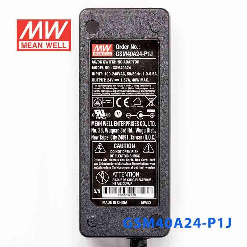 Mean Well GSM40A24-P1J Power Supply 40W 24V - PHOTO 2