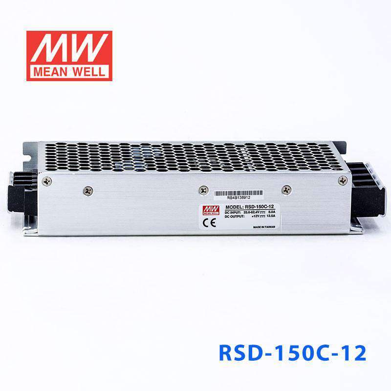 Mean Well RSD-150C-12 DC-DC Converter - 150W - 33.6~62.4V in 12V out 12.5A - PHOTO 2