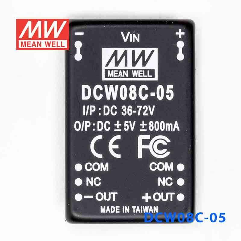 Mean Well DCW08C-05 DC-DC Converter - 8W - 36~72V in ±5V out - PHOTO 2