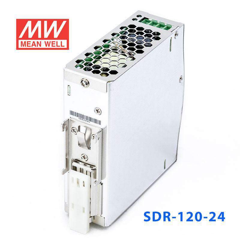 Mean Well SDR-120-24 Single Output Industrial Power Supply 120W 24V - DIN Rail - PHOTO 3