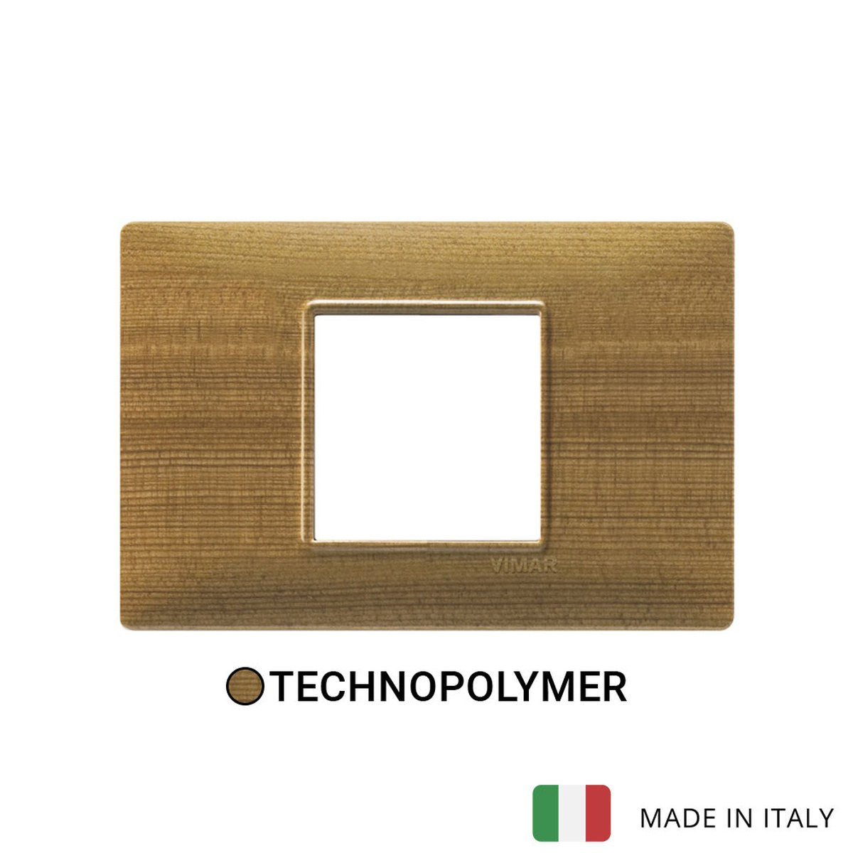 Vimar Plana Plate 2centrM techn. Wood Colour