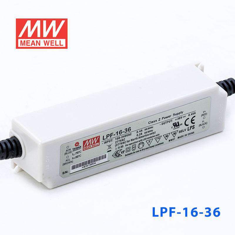 Mean Well LPF-16-36 Power Supply 16W 36V 450mA - PHOTO 1