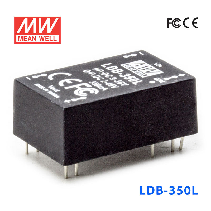 Mean Well LDB-350L DC/DC LED Driver CC 350mA - Buck-boost