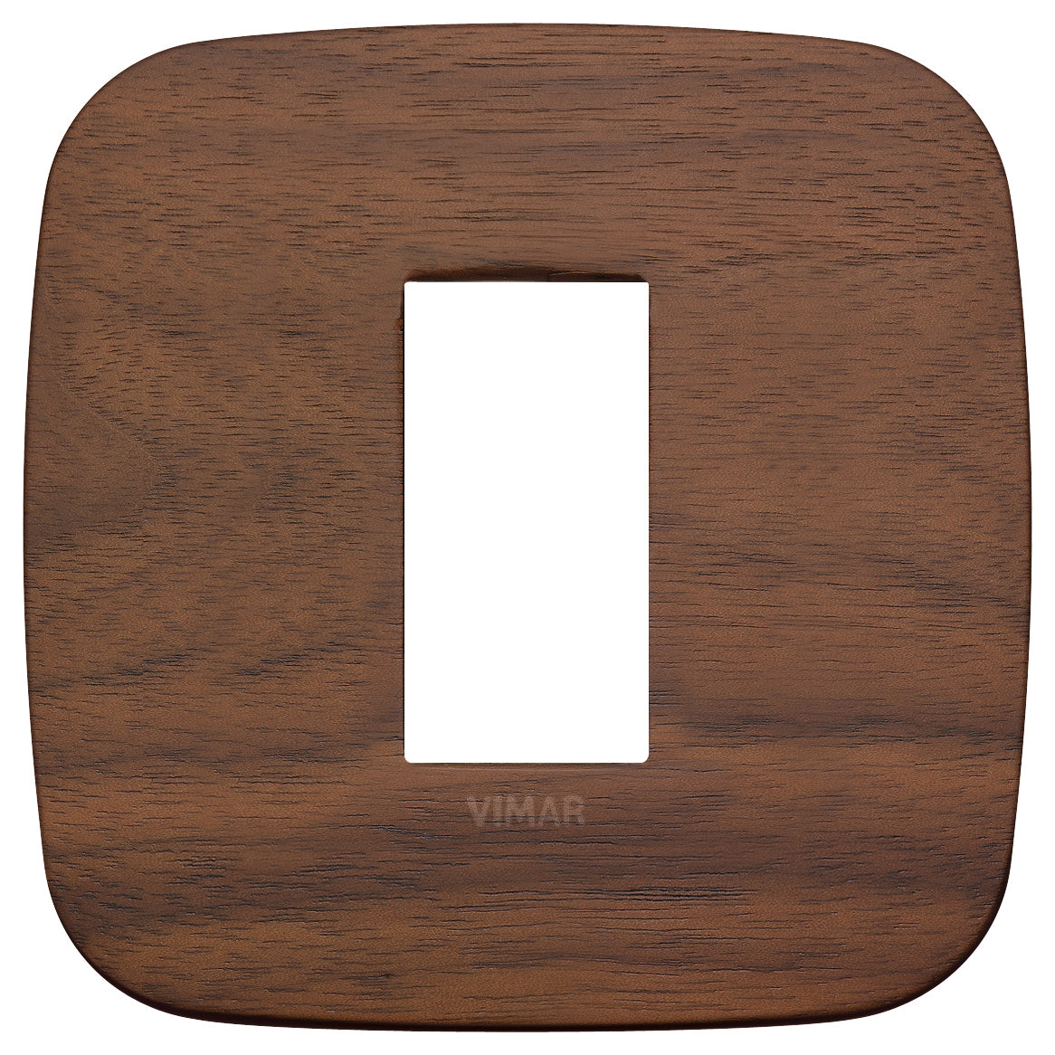 Vimar Arke Round Plate 1M Wood Walnut
