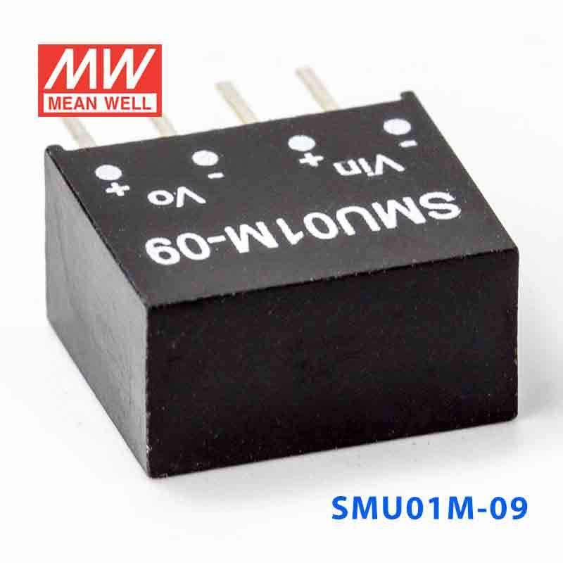 Mean Well SMU01M-09 DC-DC Converter - 1W - 10.8~13.2V in 9V out 110mA - PHOTO 1
