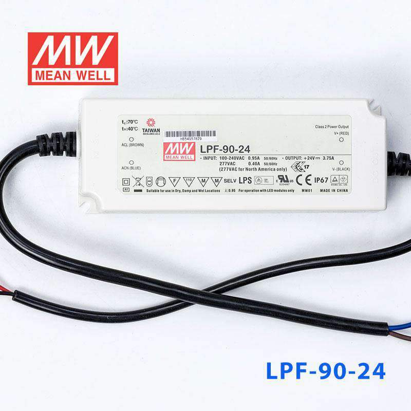 Mean Well LPF-90-24 Power Supply 90W 24V 3.75A - PHOTO 2
