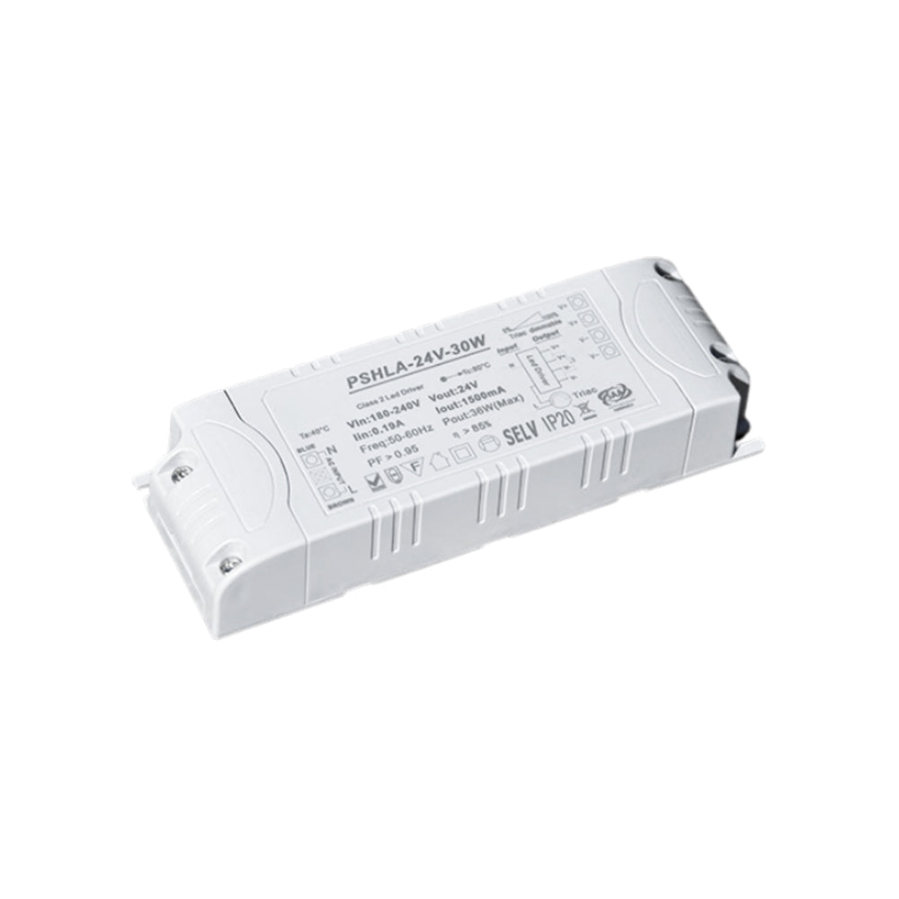 Thinkwise PSHLA-24V-30W Triac Dimmable Power Supply - 30W 24V 1.5A - Screw Terminal