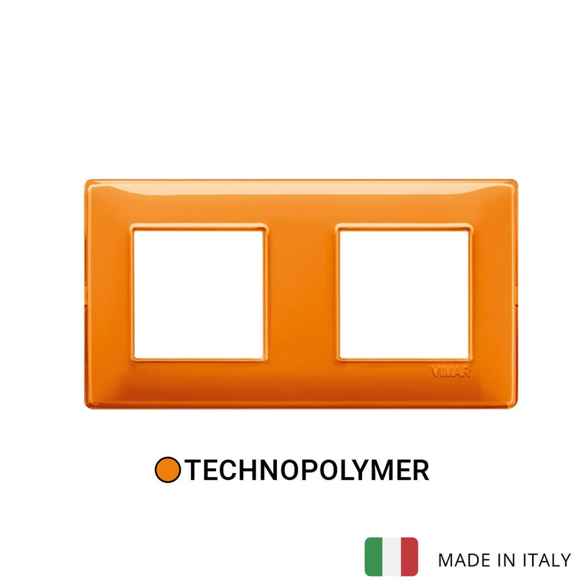 Vimar Plana Plate 4M(2+2) Reflex Orange