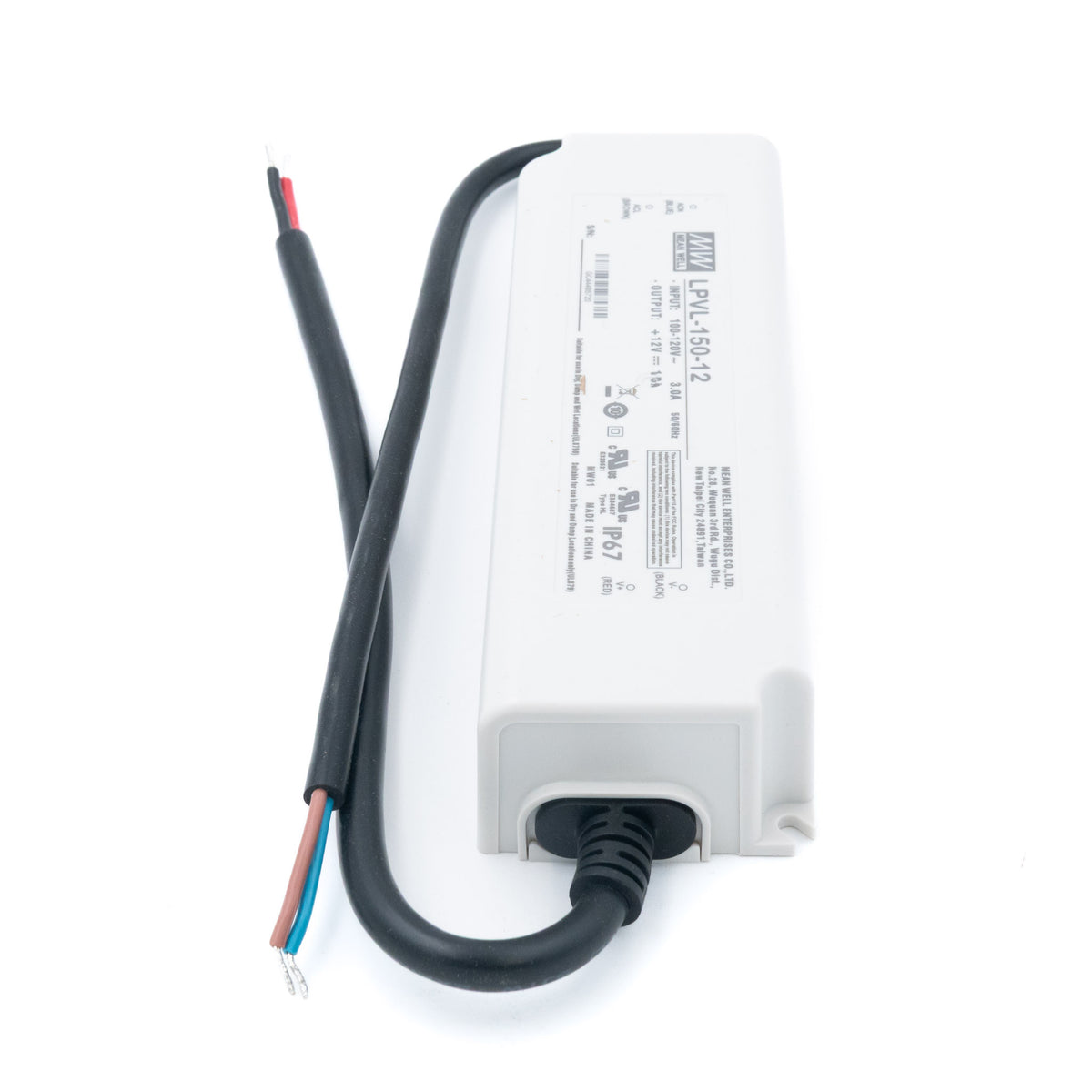Mean Well LPV-150-12 LED Driver β 120W 12V 10A IP67 Waterproof - PHOTO 2