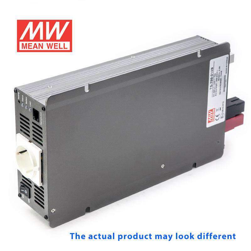 Mean Well TS-700-212C True Sine Wave 700W 12VDC to 230VAC 3A - DC-AC Power Inverter - PHOTO 1
