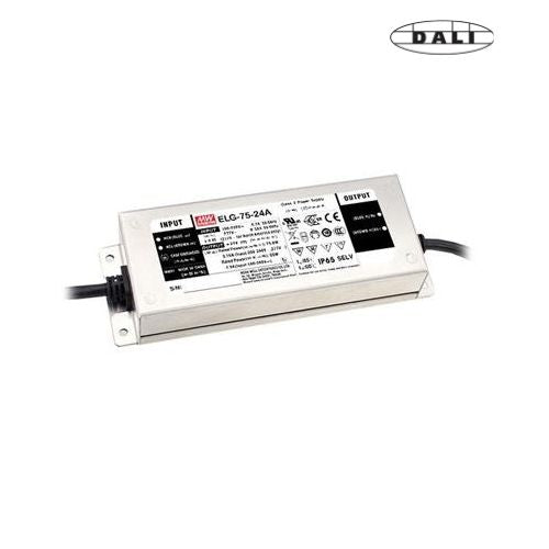 Mean Well ELG-75-24DA-3Y AC-DC Single output LED Driver Mix Mode (CV+CC) with PFC 3.15A