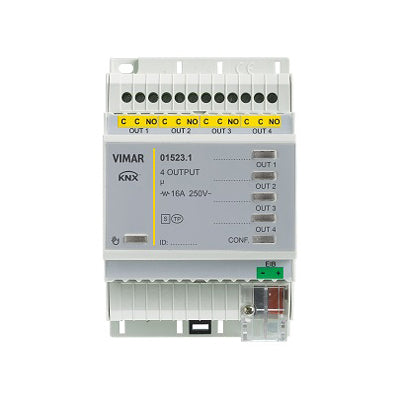 Vimar 250V 16A 4-output actuator KNX
