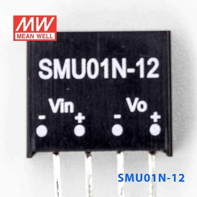 Mean Well SMU01N-12 DC-DC Converter - 1W - 21.6~26.4V in 12V out 84mA - PHOTO 2