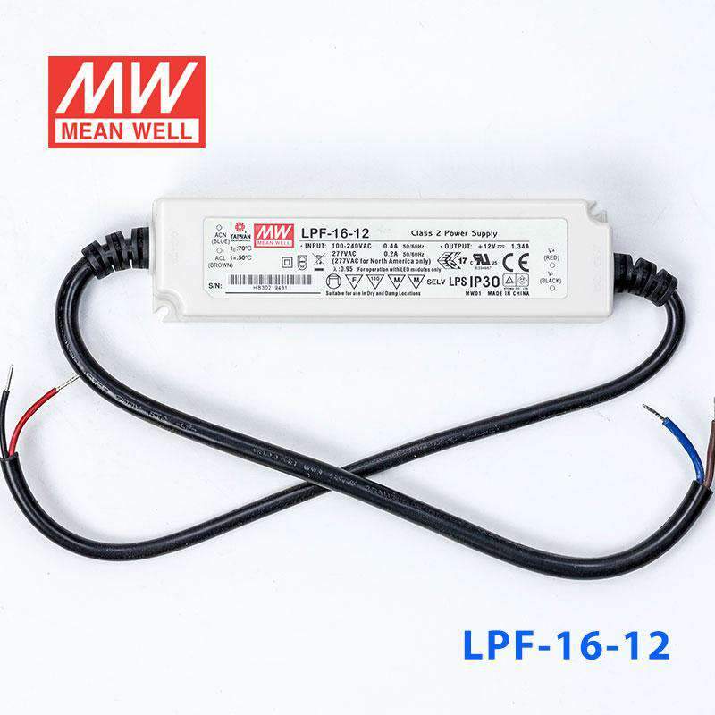 Mean Well LPF-16-12 Power Supply 16W 12V 1.34A - PHOTO 2