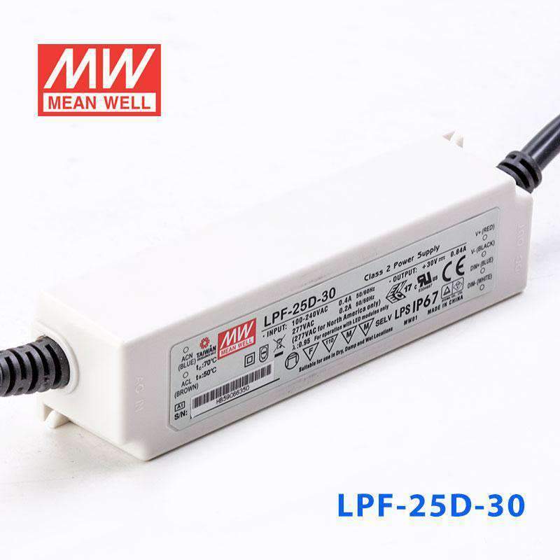 Mean Well LPF-25D-30 Power Supply 25W 30V - Dimmable 840mA - PHOTO 1