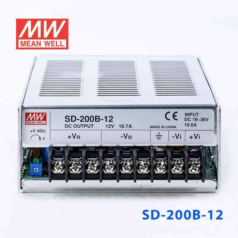 Mean Well SD-200B-12 DC-DC Converter - 200.4W - 19~36V in 12V out 16.7A - PHOTO 2