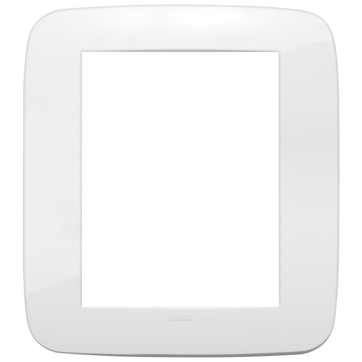 Vimar Arke Round Plate 8M Technopolymer White