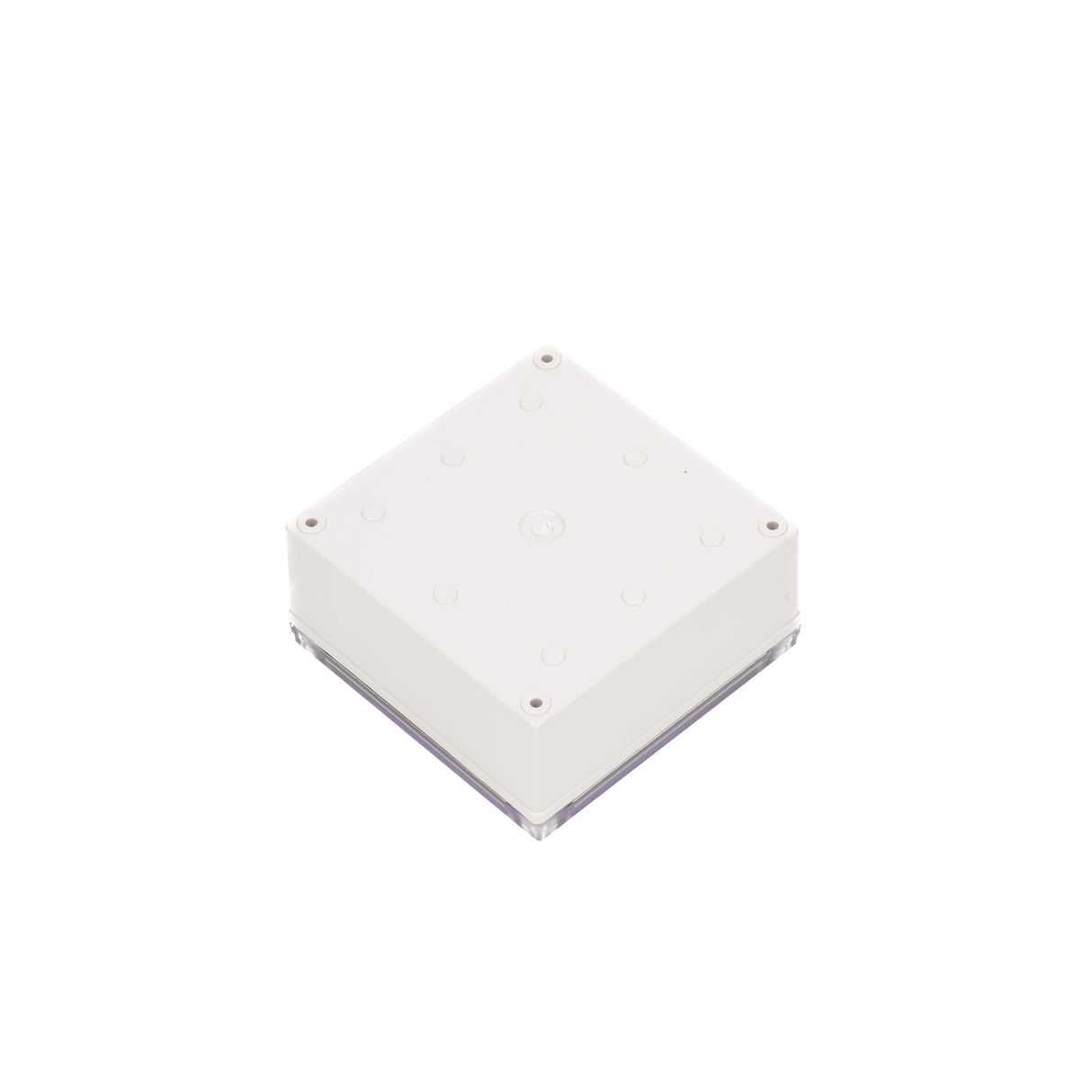 Boxco M-Series 130x130x60mm Plastic Enclosure, IP67, IK08, ABS, Transparent Cover, Screw Type - PHOTO 3