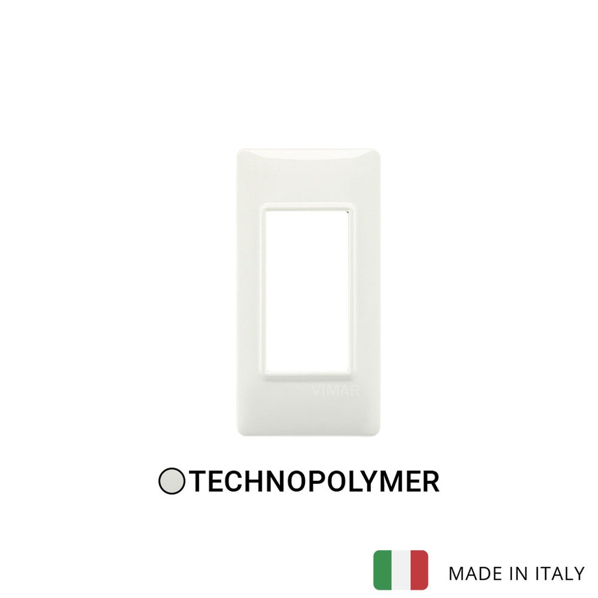 Vimar Plana Plate 1Mpan Technopolymer Ivory