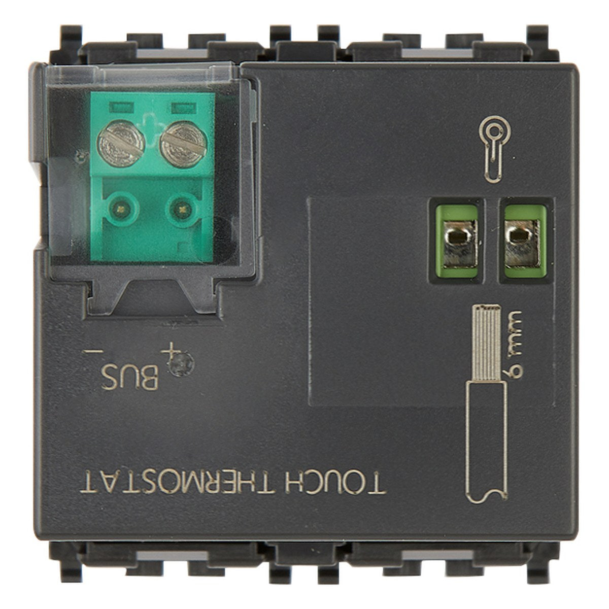 Vimar VM-02951 Domotic Touch-thermostat 2M Black - PHOTO 2