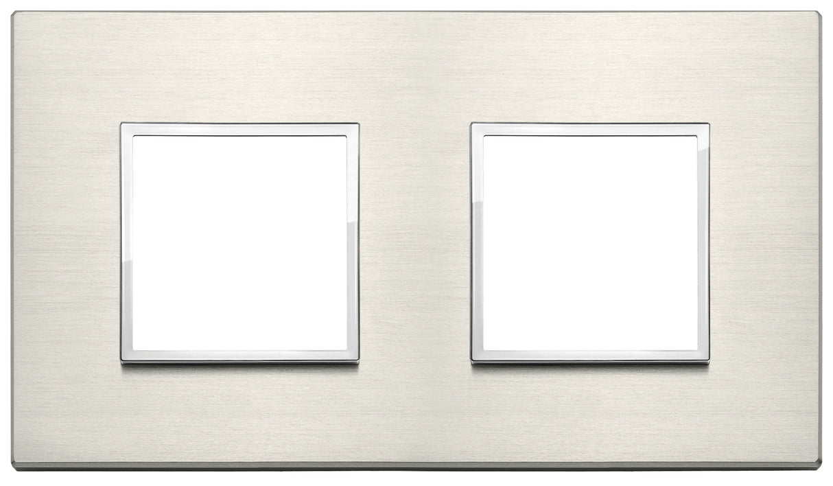 Vimar Eikon Evo Plate 4M (2+2) 71MM Aluminium Titanium