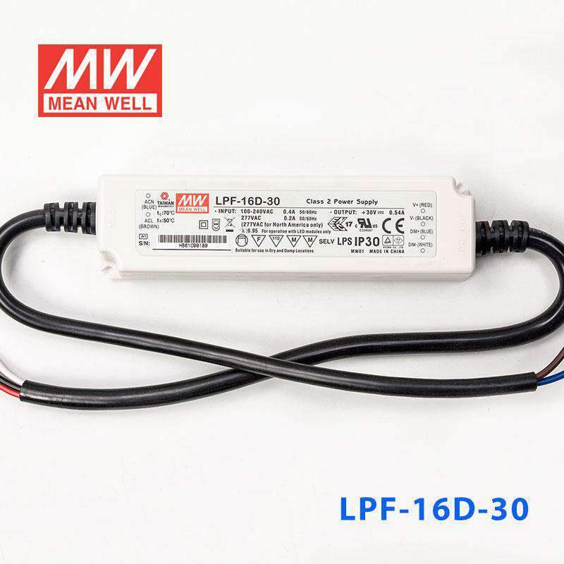 Mean Well LPF-16D-30 Power Supply 16W 30V - Dimmable 540mA - PHOTO 2