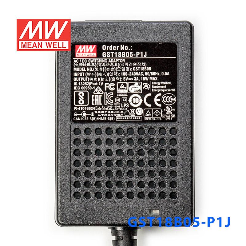 Mean Well GST18B05-P1J Power Supply 15W 5V 3A - PHOTO 2