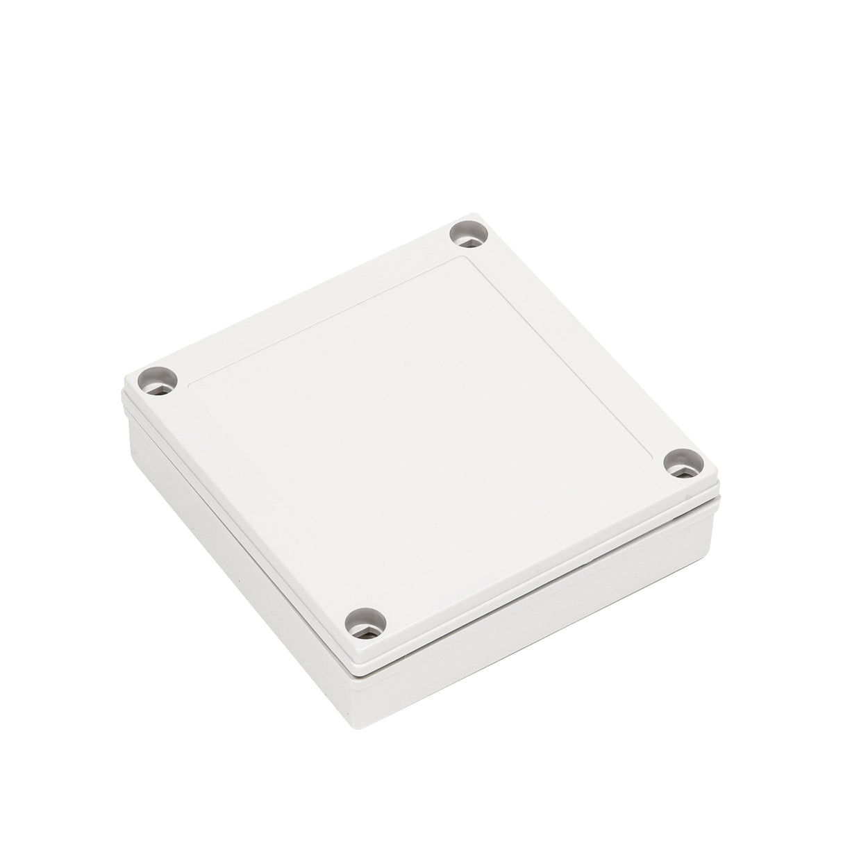 Boxco M-Series 130x130x35mm Plastic Enclosure, IP67, IK08, PC, Grey Cover, Screw Type - PHOTO 2
