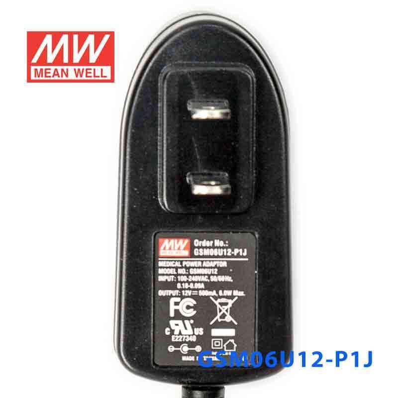 Mean Well GSM06U12-P1J Power Supply 06W 12V 500mA - PHOTO 2