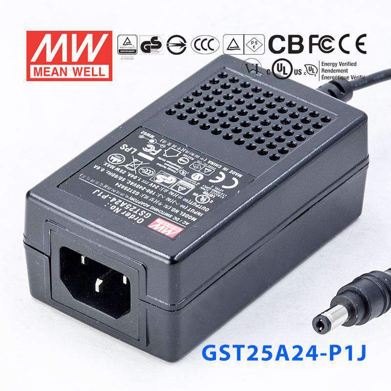 Mean Well GST25A24-P1J Power Supply 25W 24V 1.04A