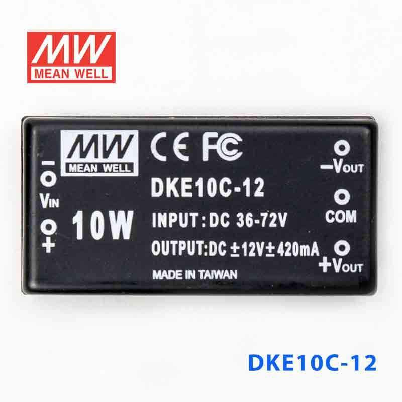 Mean Well DKE10C-12 DC-DC Converter - 10W - 36~72V in ±12V out 420mA - PHOTO 2