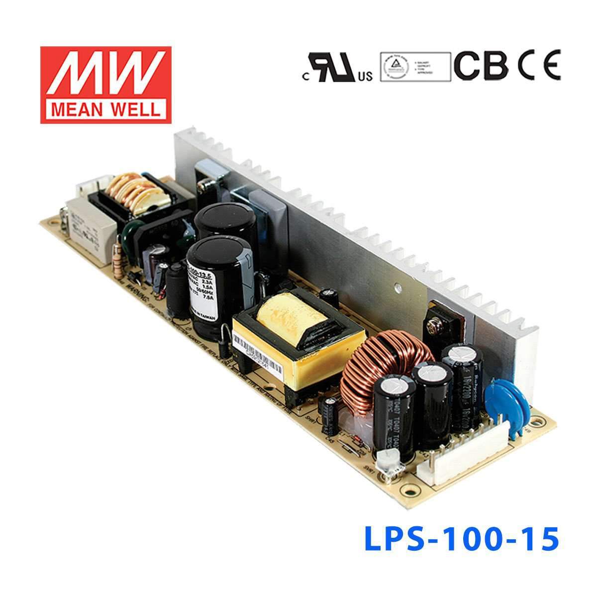 Mean Well LPS-100-15 Power Supply 100W 15V 6.7A