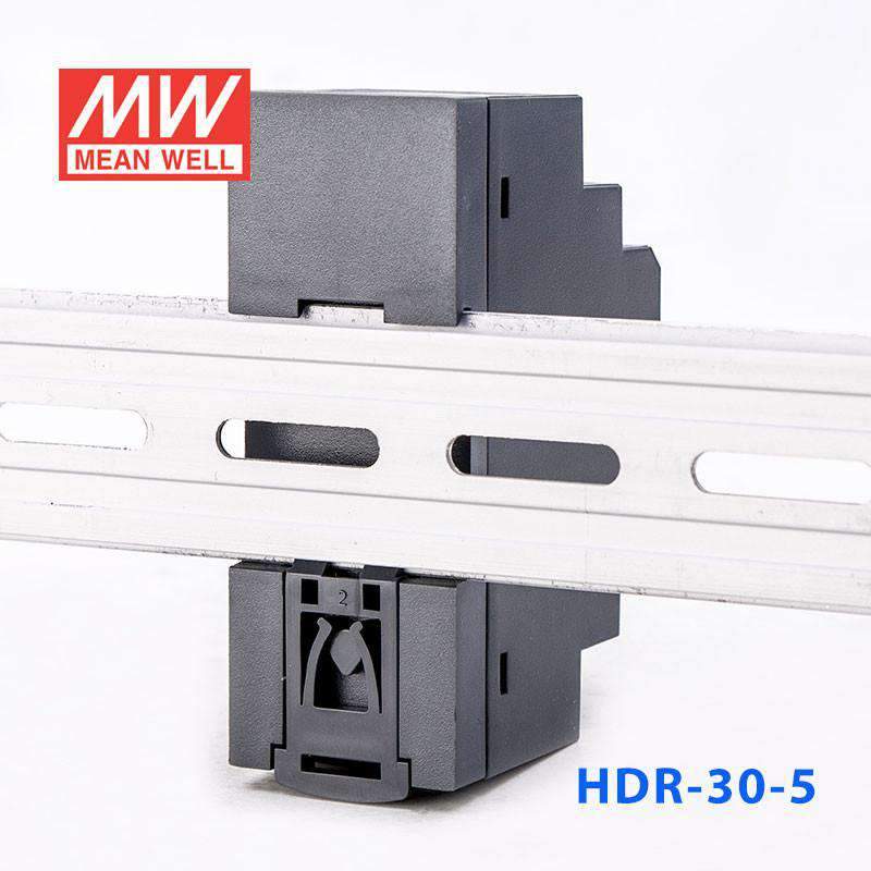Mean Well HDR-30-5 Ultra Slim Step Shape Power Supply 15W 5V 3A - DIN Rail - PHOTO 3