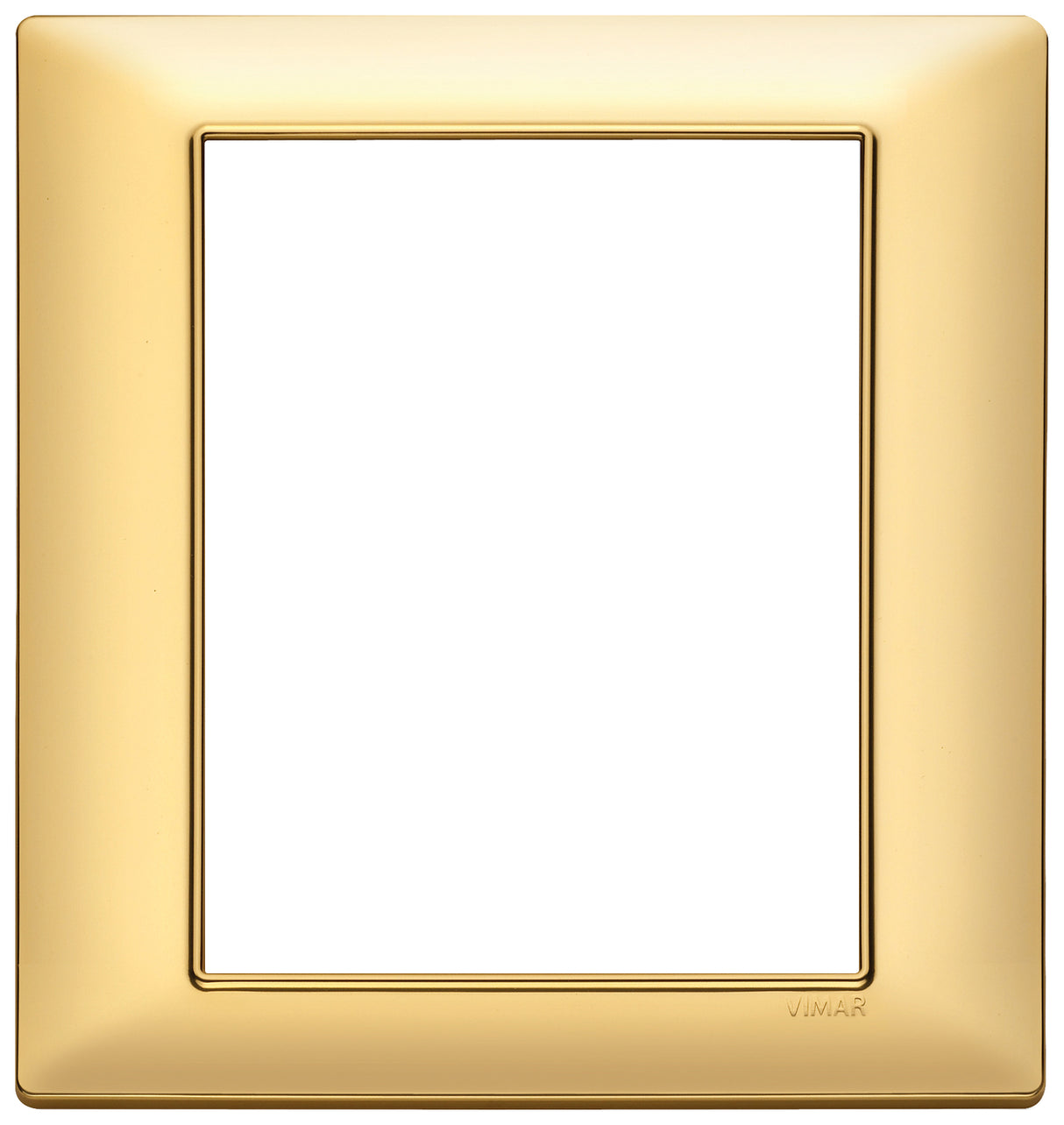 Vimar Plana Plate 8M Technopolymer Matt Gold