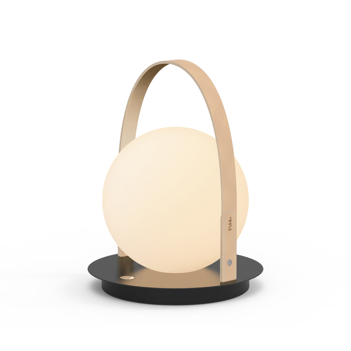 Pablo Table Bola Lantern Chrome / Tan - PHOTO 6