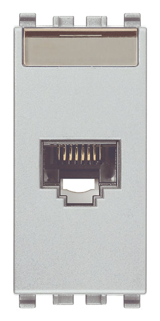 Eikon RJ45 Cat 6 Netsafe UTP 110 Outlet Silver