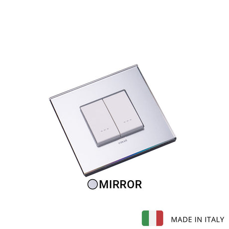 Vimar Eikon Wood 2 Gang Switch - Oak - 16A - PHOTO 3