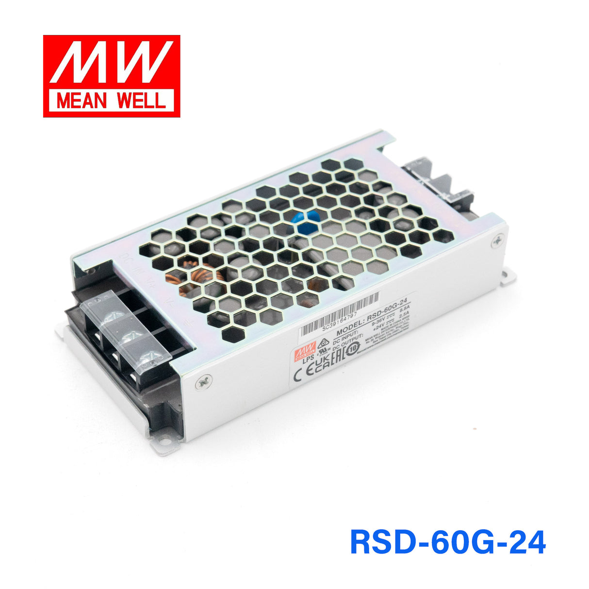 Mean Well RSD-60G-24 DC-DC Converter - 30W - 9~36V in 24V out 2.5A