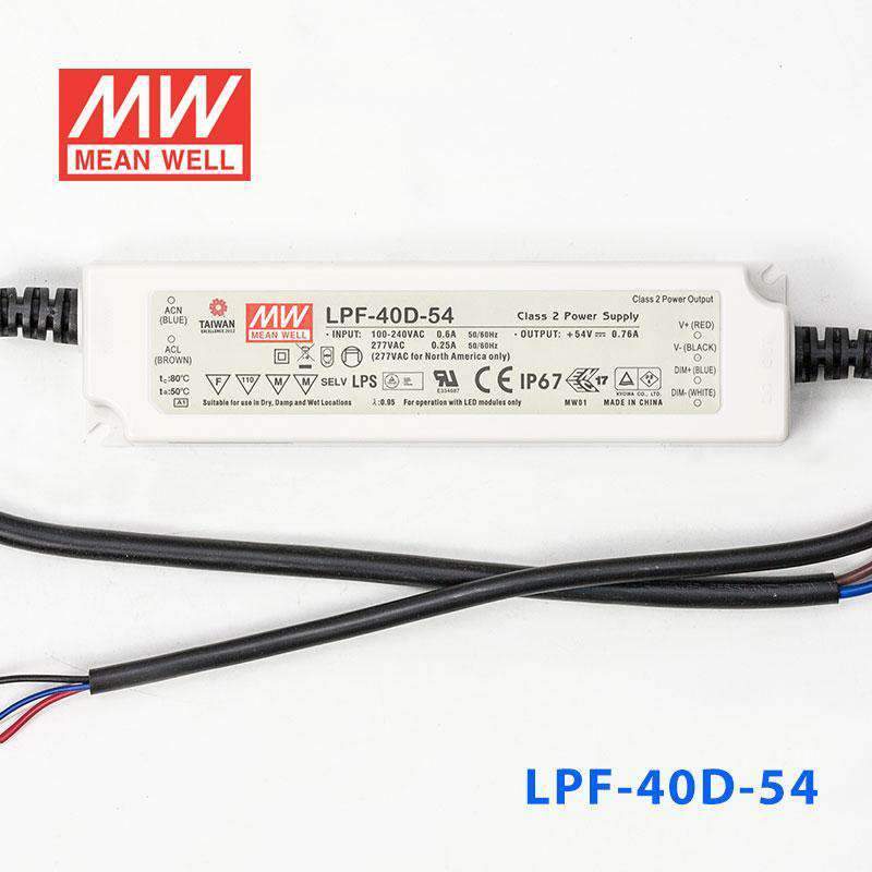 Mean Well LPF-40D-54 Power Supply 40W 54V - Dimmable 760mA - PHOTO 2