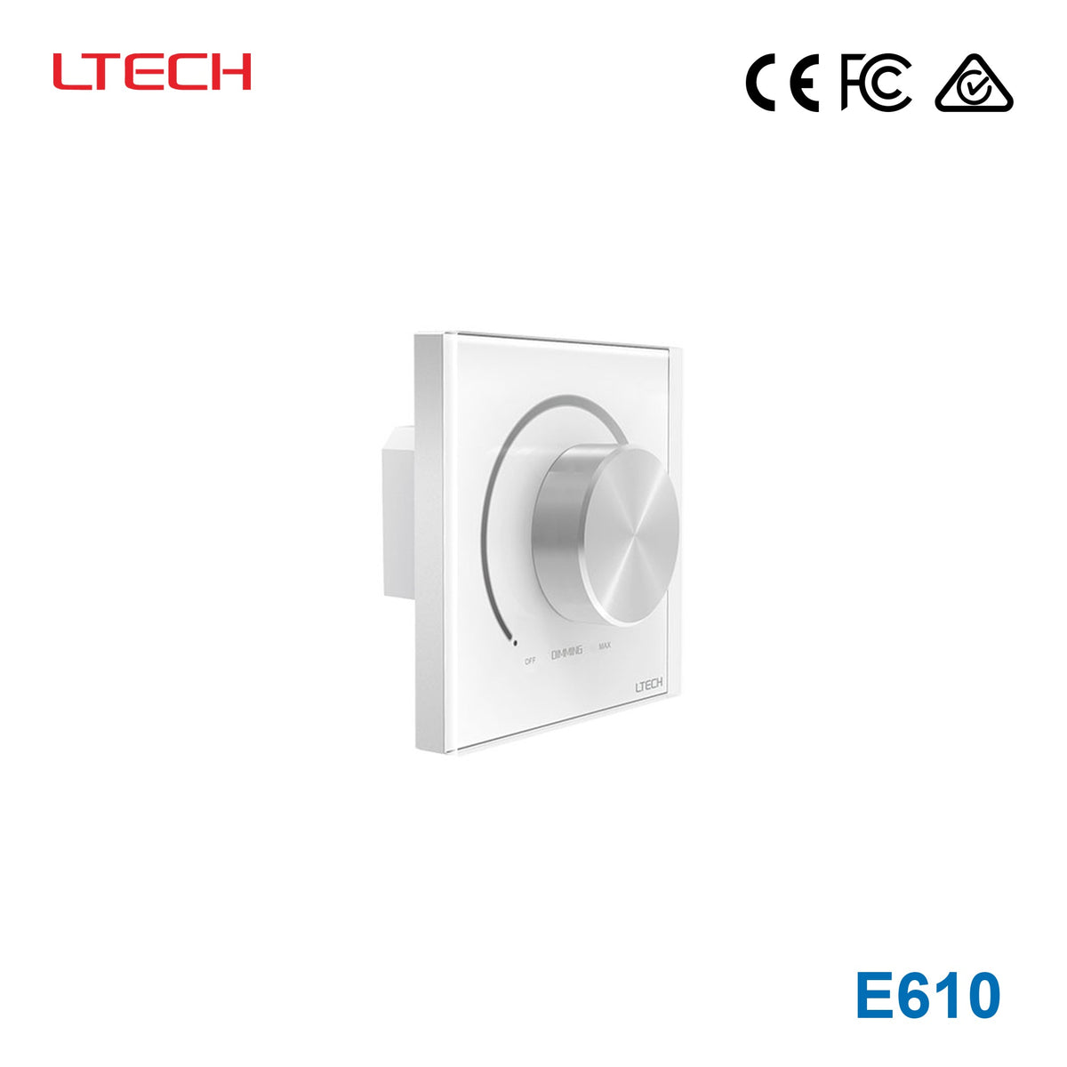 Ltech E610 Rotary Panel - 0-10V Dimmer