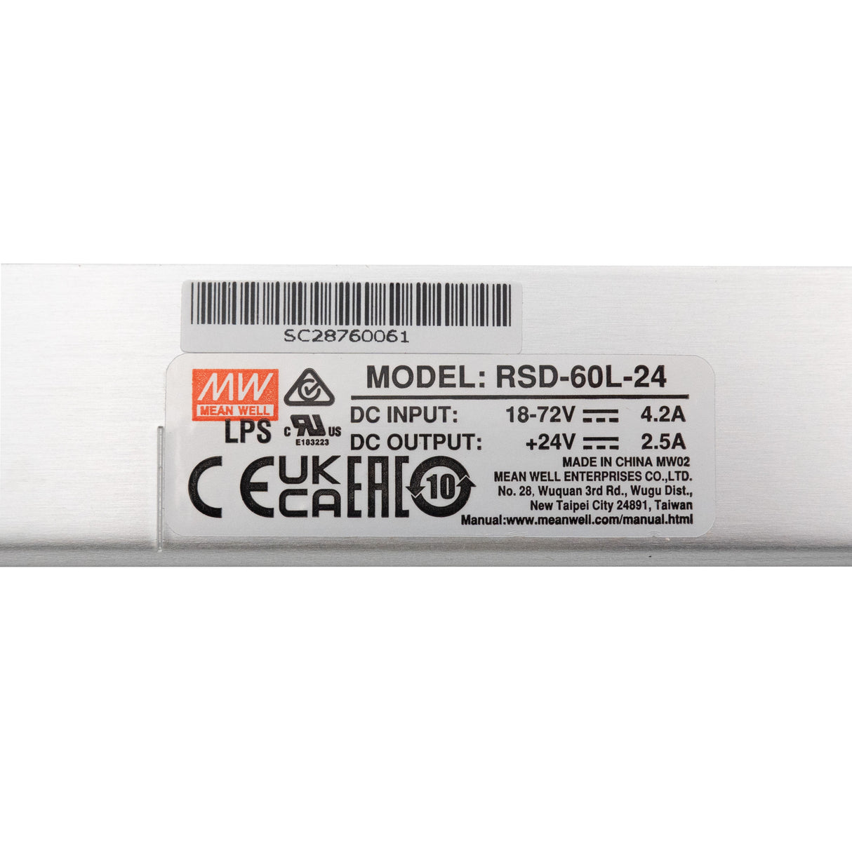 Mean Well RSD-60L-24 DC-DC Converter - 30W - 18~72V in 24V out - PHOTO 5