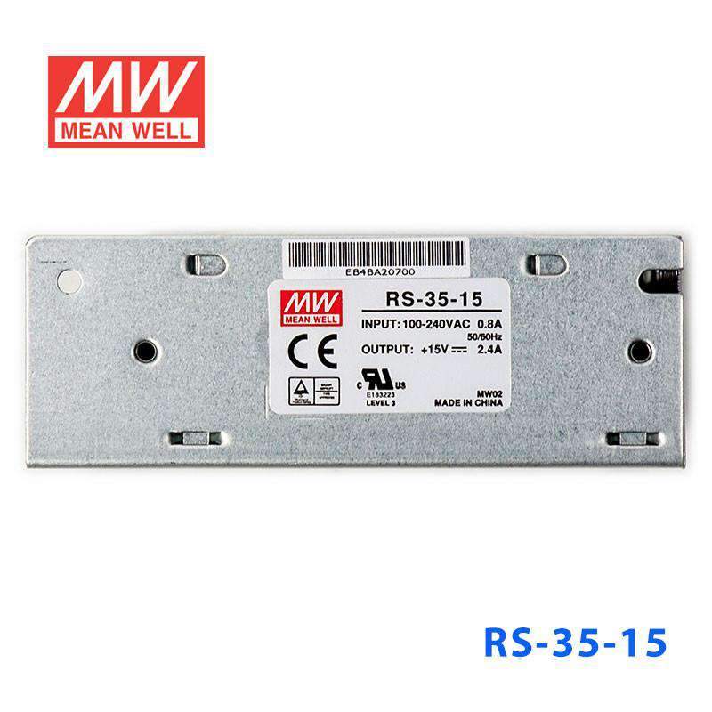 Mean Well RS-35-15 Power Supply 35W 15V 2.4A - PHOTO 2
