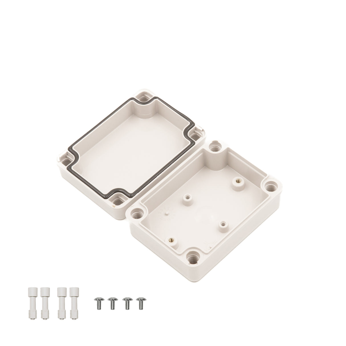 Boxco S-Series 80x110x45mm Plastic Enclosure, IP67, IK08, ABS, Grey Cover, Screw Type - PHOTO 3