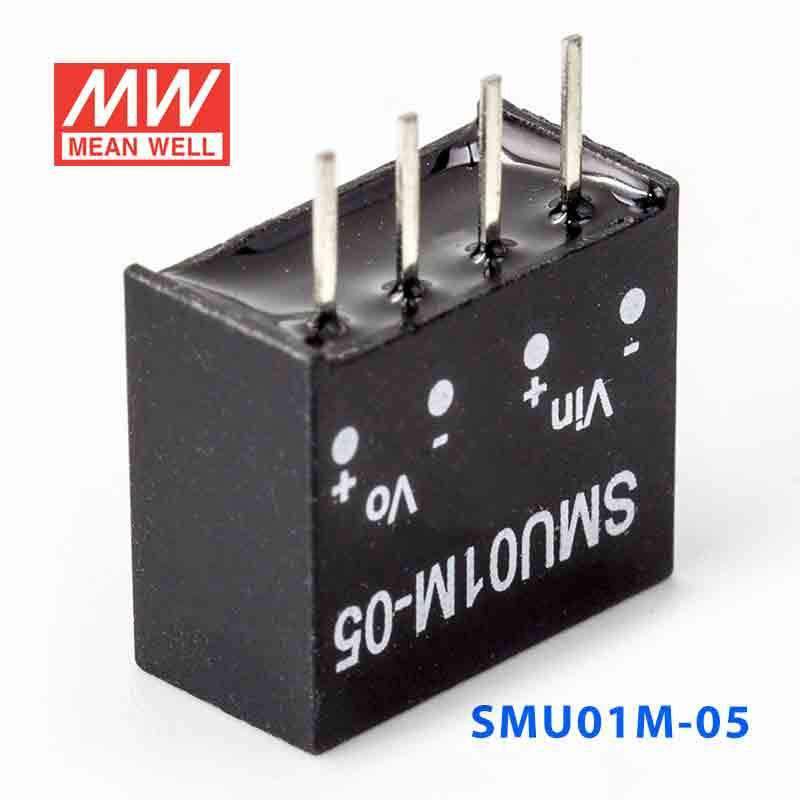 Mean Well SMU01M-05 DC-DC Converter - 1W - 10.8~13.2V in 5V out 200mA - PHOTO 3