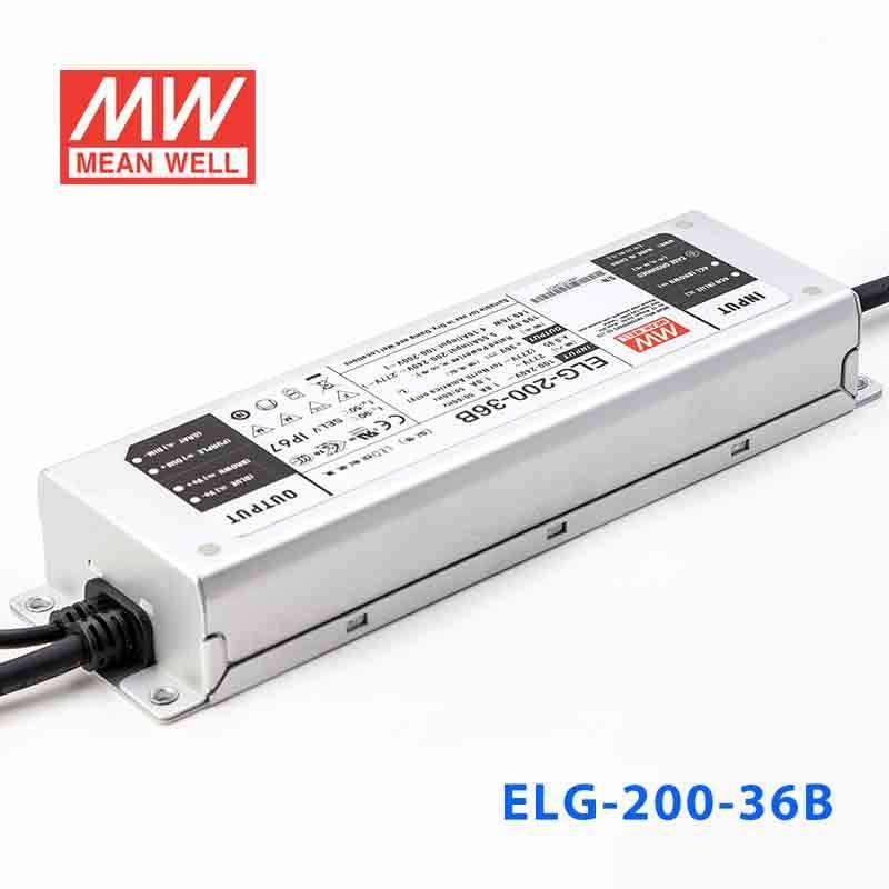 Mean Well ELG-200-36B Power Supply 200W 36V - Dimmable 5.55A - PHOTO 3