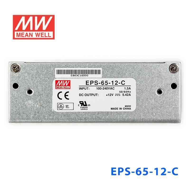 Mean Well EPS-65-12-C Power Supply 65W 12V 5.42A - PHOTO 2