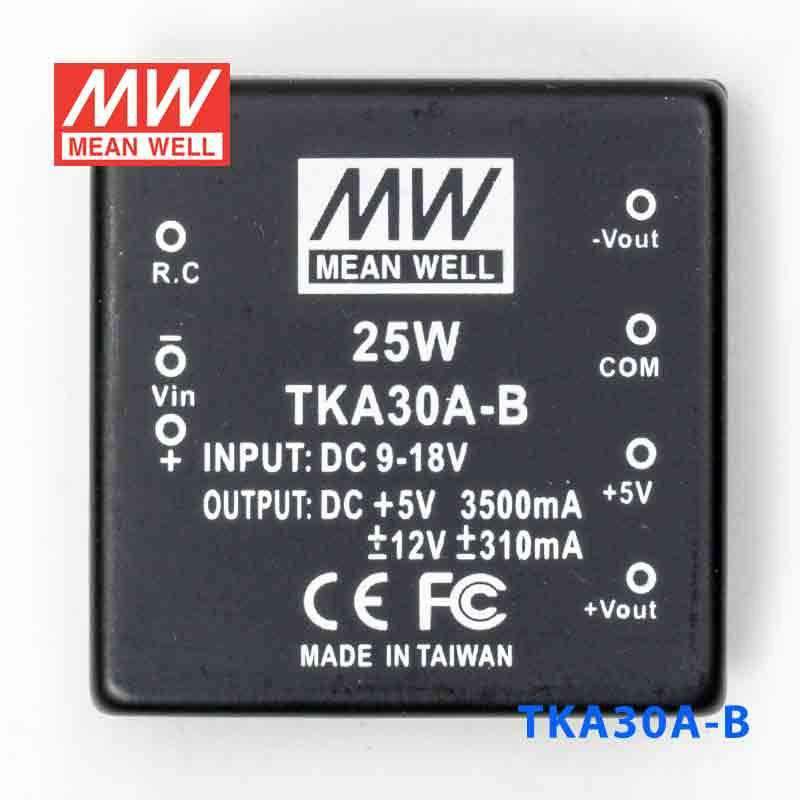 Mean Well TKA30A-B DC-DC Converter - 25W - 9~18V in 5V out - PHOTO 2