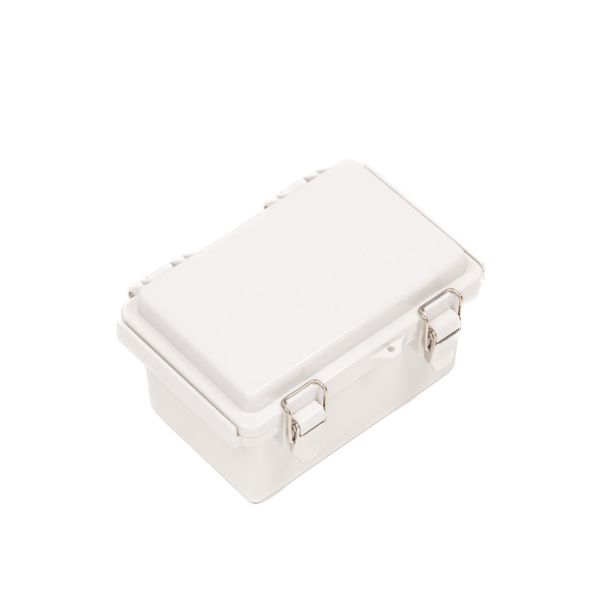 Boxco P-Series 160x210x130mm Plastic Enclosure, IP67, IK08, PC, Grey Cover, Molded Hinge and Latch Type - PHOTO 1