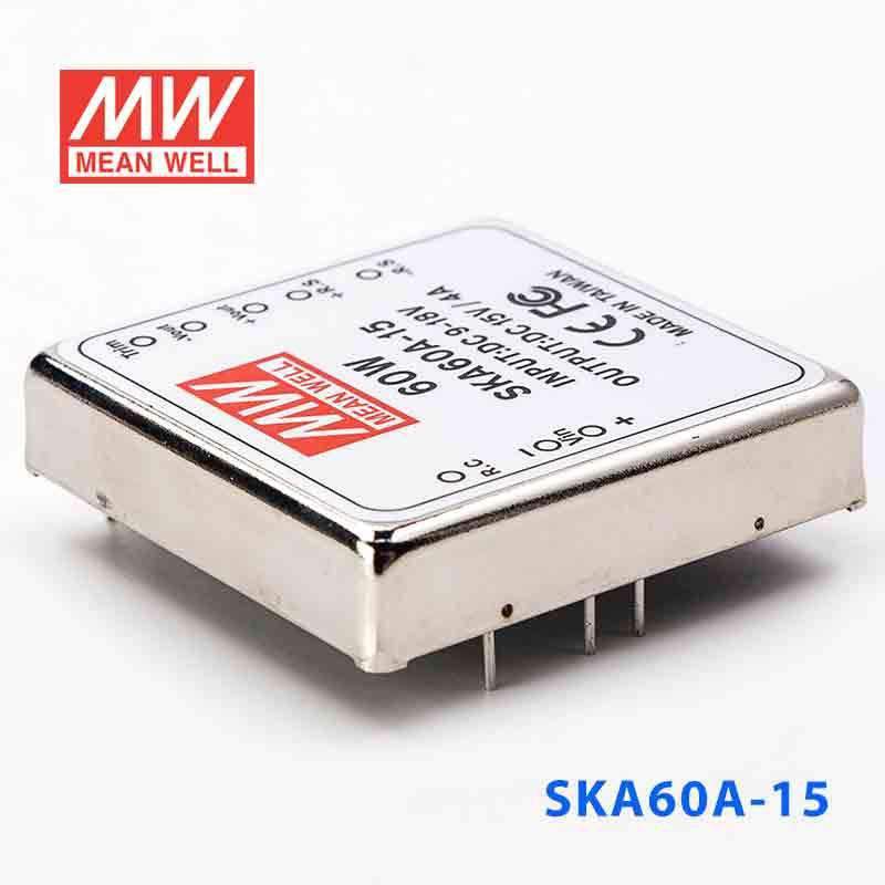 Mean Well SKA60A-15 DC-DC Converter - 60W - 9~18V in 15V out 4A - PHOTO 1